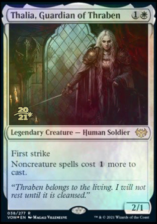 Thalia, Guardian of Thraben [Innistrad: Crimson Vow Prerelease Promos] | Odin's Place