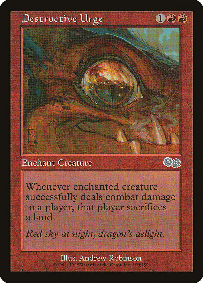 Destructive Urge (180) [Urza's Saga] | Odin's Place