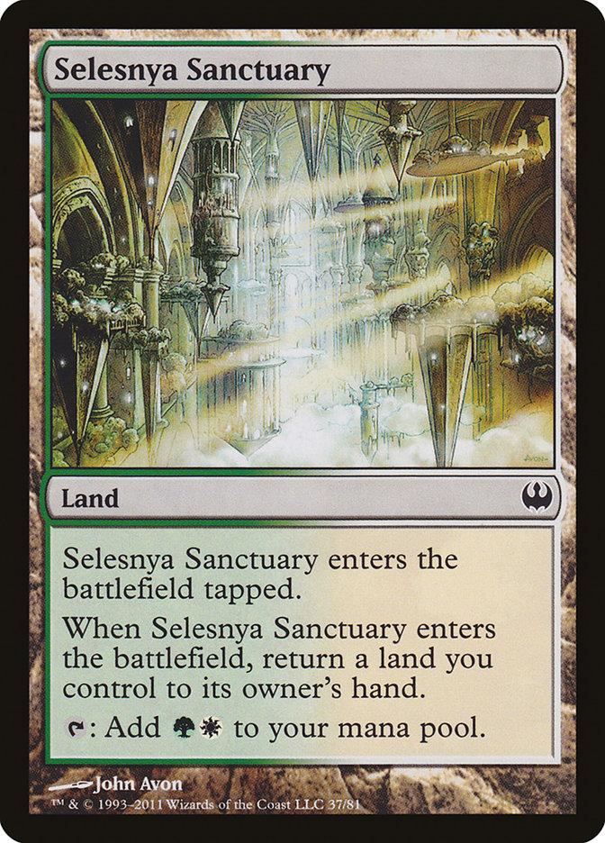 Selesnya Sanctuary (37) [Duel Decks: Knights vs. Dragons] | Odin's Place