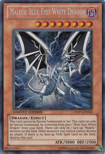 Malefic Blue-Eyes White Dragon [YMP1-EN002] Secret Rare | Odin's Place