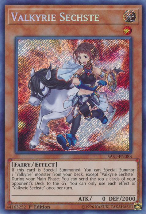 Valkyrie Sechste [SAST-EN088] Secret Rare | Odin's Place
