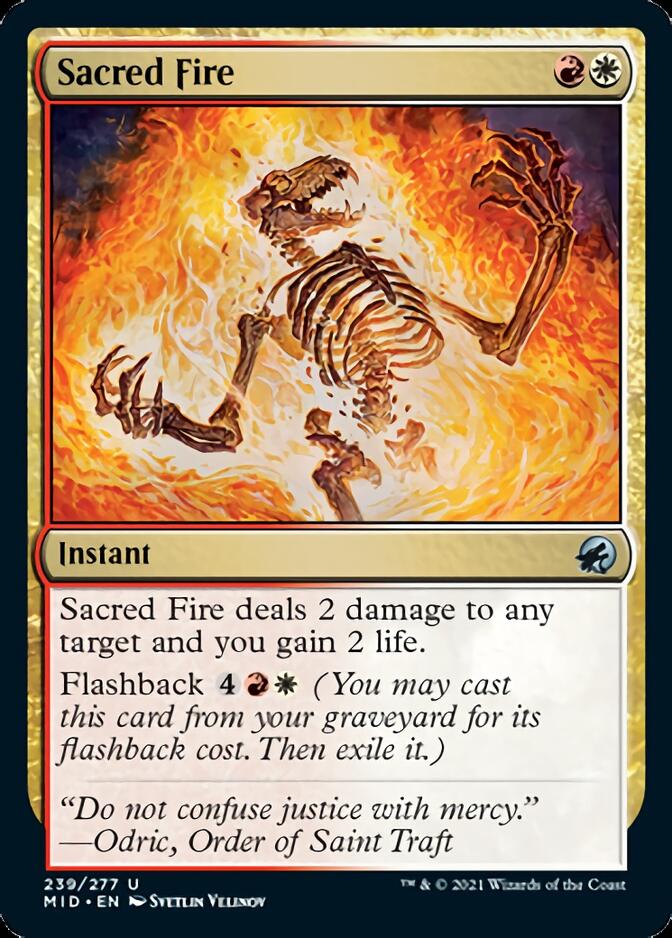Sacred Fire [Innistrad: Midnight Hunt] | Odin's Place