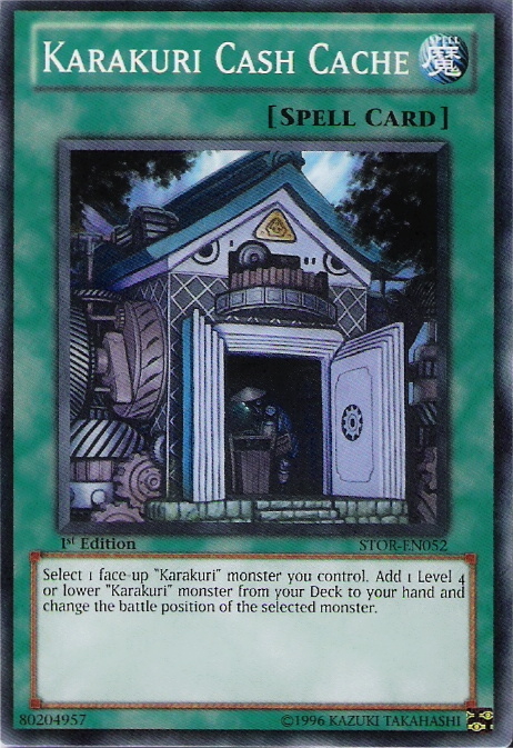 Karakuri Cash Cache [STOR-EN052] Common | Odin's Place