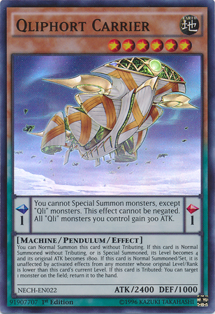 Qliphort Carrier [NECH-EN022] Super Rare | Odin's Place