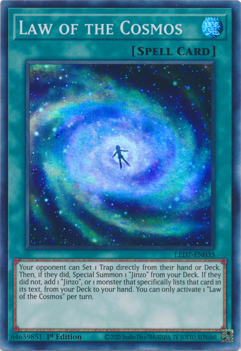 Law of the Cosmos [LED7-EN035] Super Rare | Odin's Place