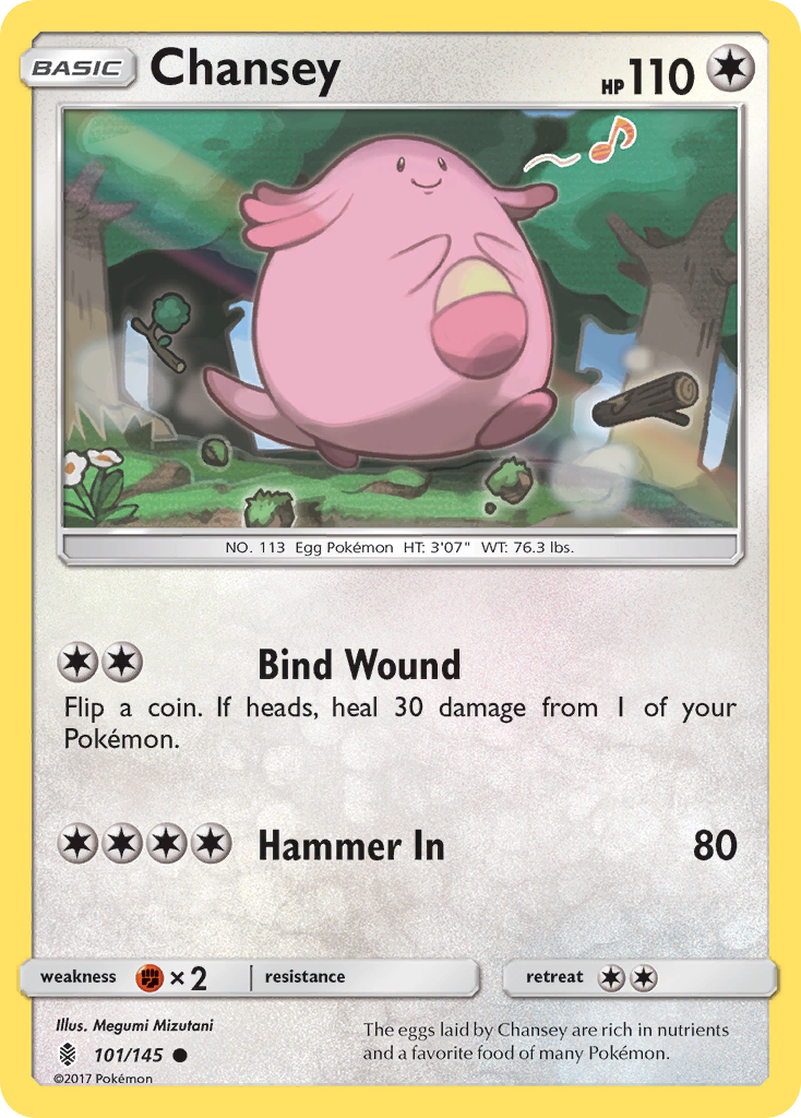 Chansey (101/145) [Sun & Moon: Guardians Rising] | Odin's Place