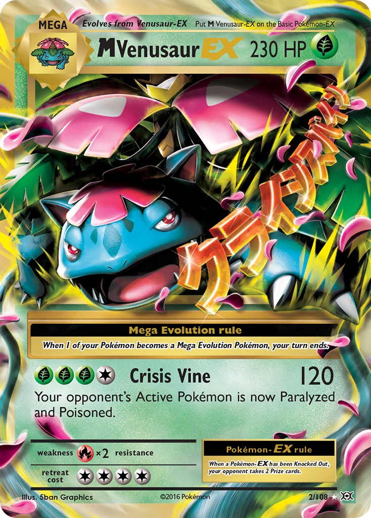 M Venusaur EX (2/108) [XY: Evolutions] | Odin's Place