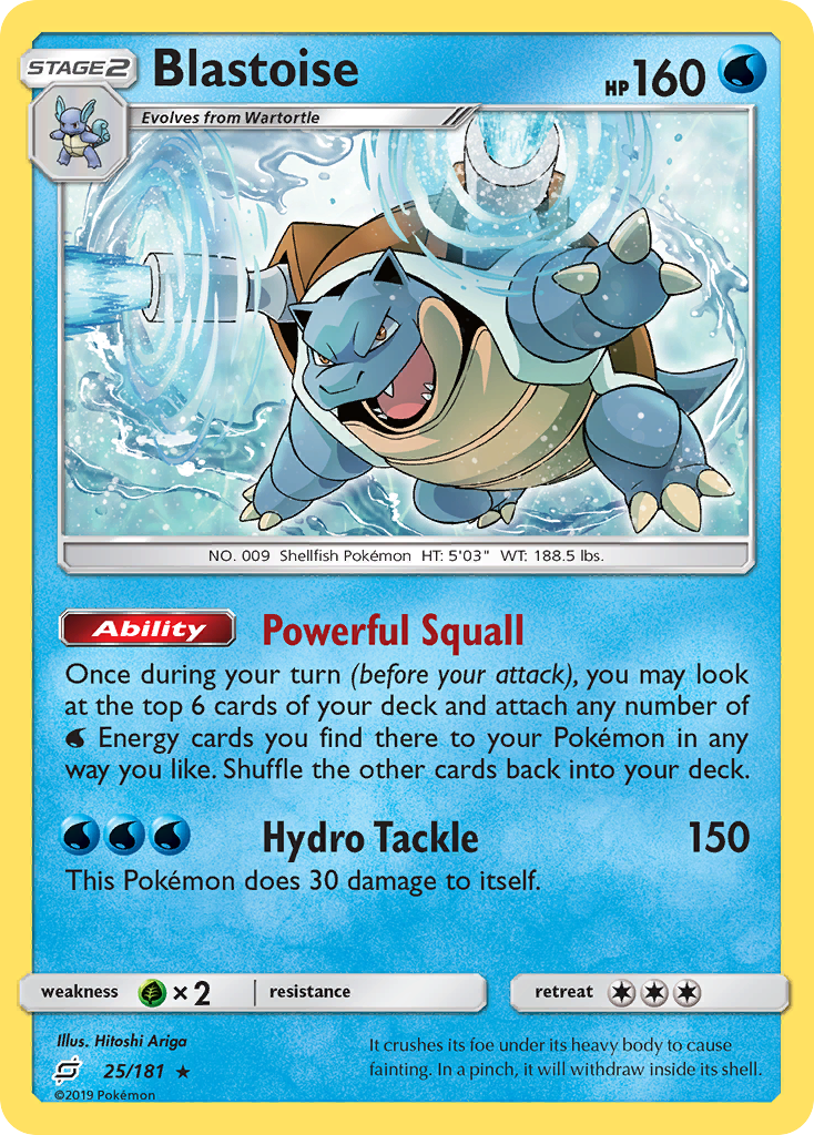Blastoise (25/181) [Sun & Moon: Team Up] | Odin's Place