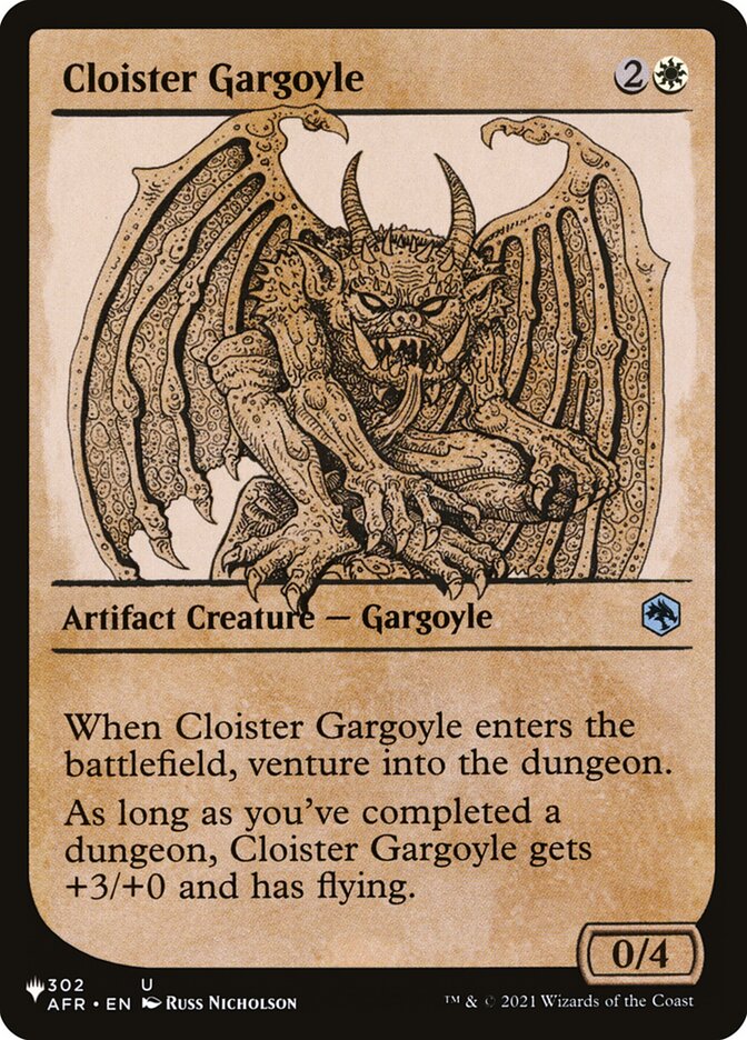 Cloister Gargoyle (Showcase) [The List] | Odin's Place