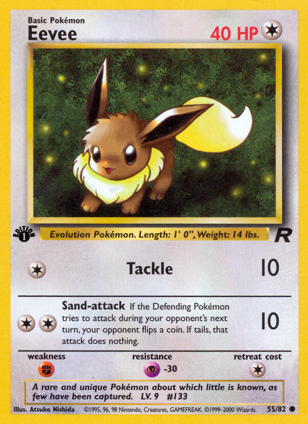 Eevee (55/82) [Team Rocket 1st Edition] | Odin's Place