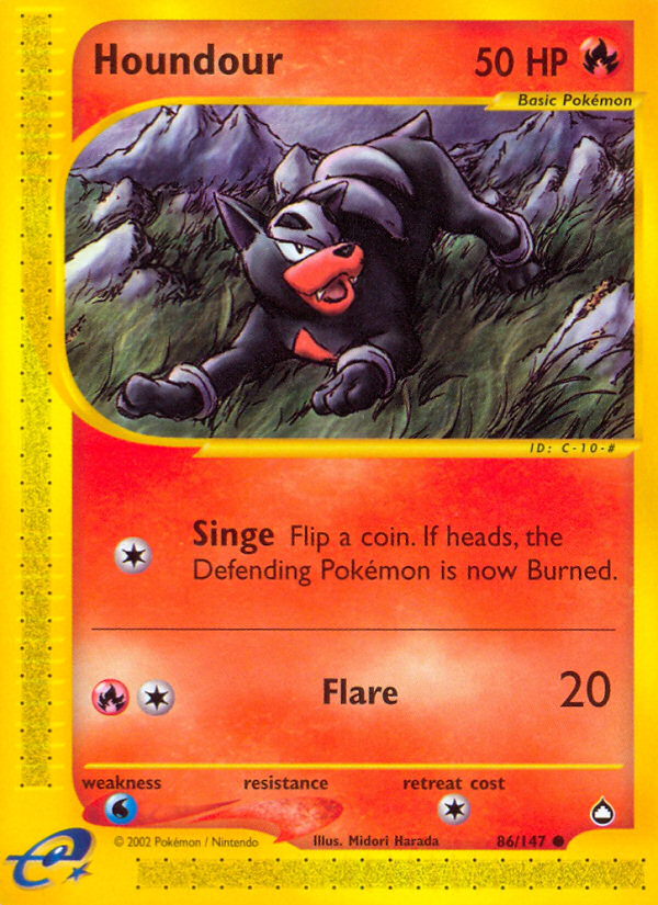 Houndour (86/147) [Aquapolis] | Odin's Place