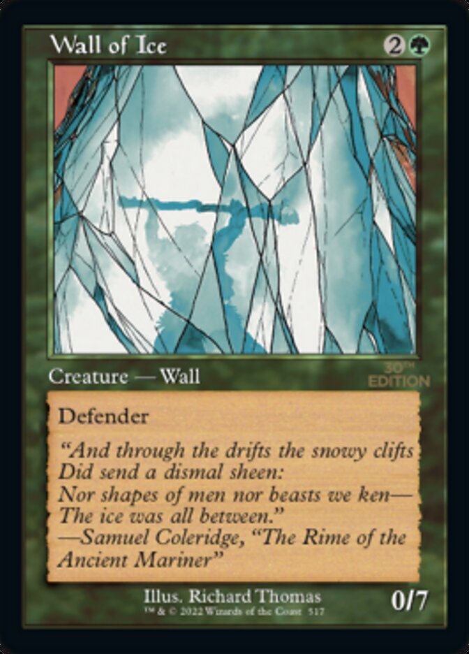 Wall of Ice (Retro) [30th Anniversary Edition] | Odin's Place