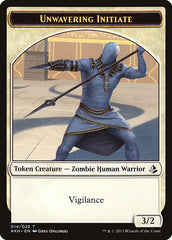 Unwavering Initiate // Wurm Double-Sided Token [Amonkhet Tokens] | Odin's Place