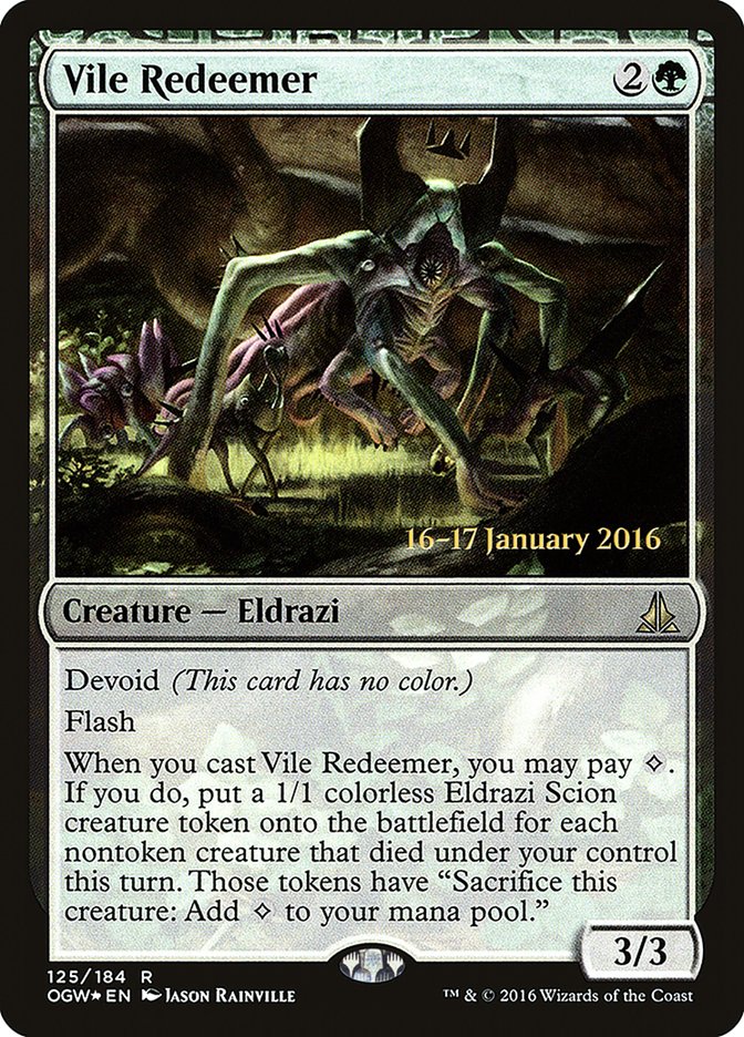 Vile Redeemer (125) [Oath of the Gatewatch Prerelease Promos] | Odin's Place