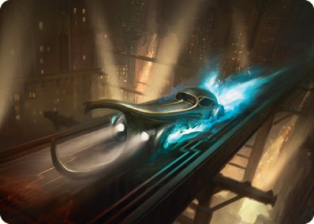 Run Out of Town Art Card [Streets of New Capenna Art Series] | Odin's Place
