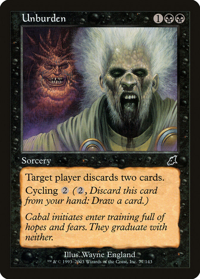 Unburden (77) [Scourge] | Odin's Place