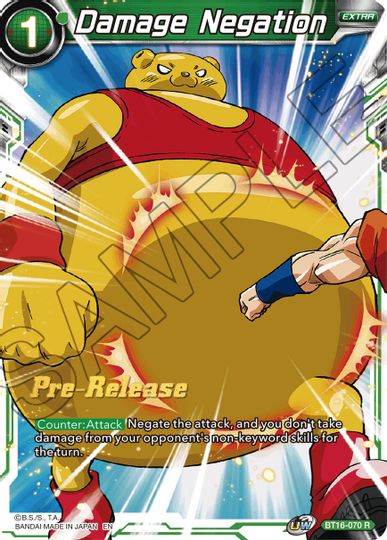 Damage Negation (BT16-070) [Realm of the Gods Prerelease Promos] | Odin's Place