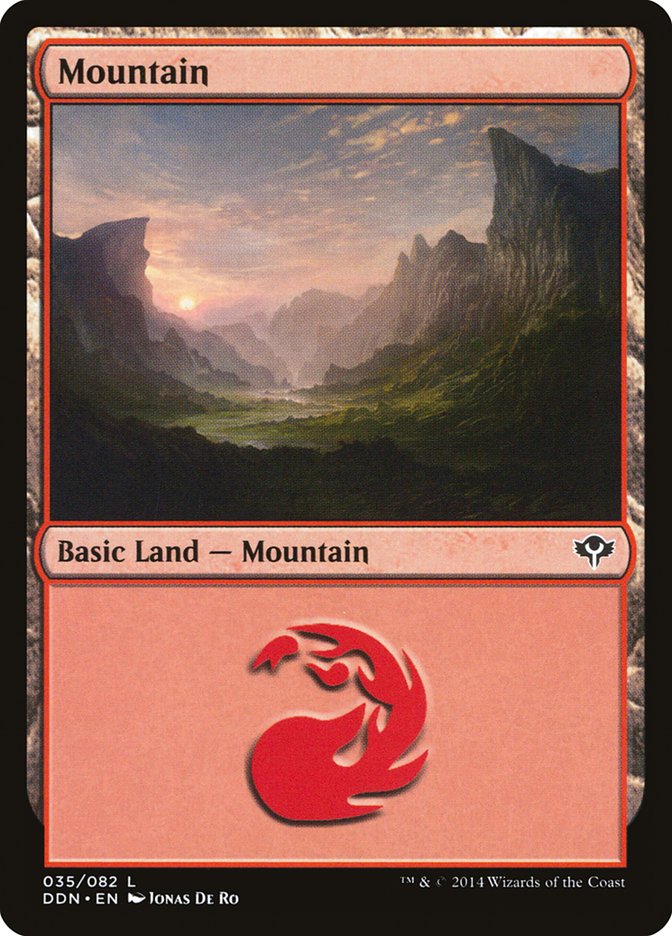Mountain (35) [Duel Decks: Speed vs. Cunning] | Odin's Place