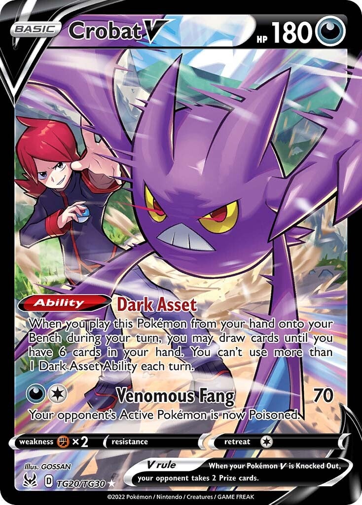 Crobat V (TG20/TG30) [Sword & Shield: Lost Origin] | Odin's Place