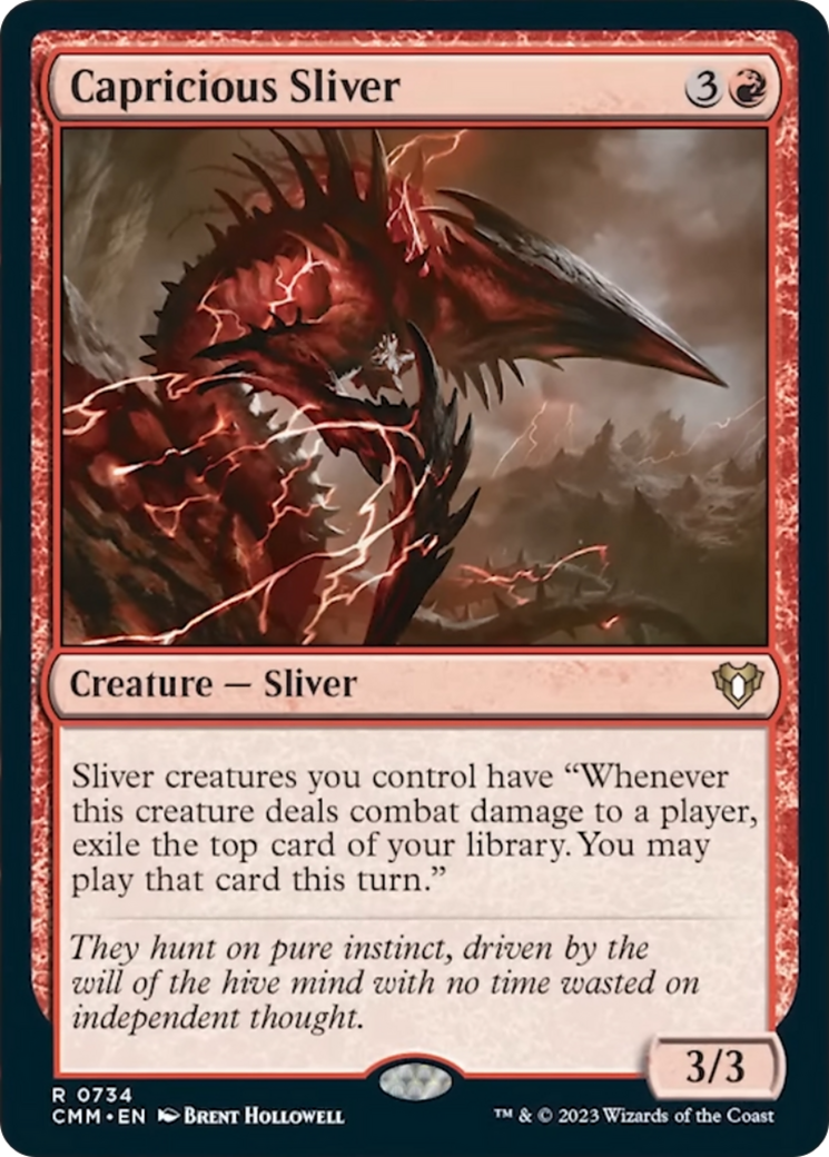 Capricious Sliver [Commander Masters] | Odin's Place