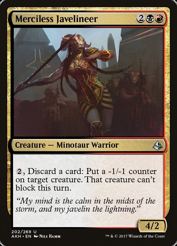 Merciless Javelineer (202) [Amonkhet] | Odin's Place