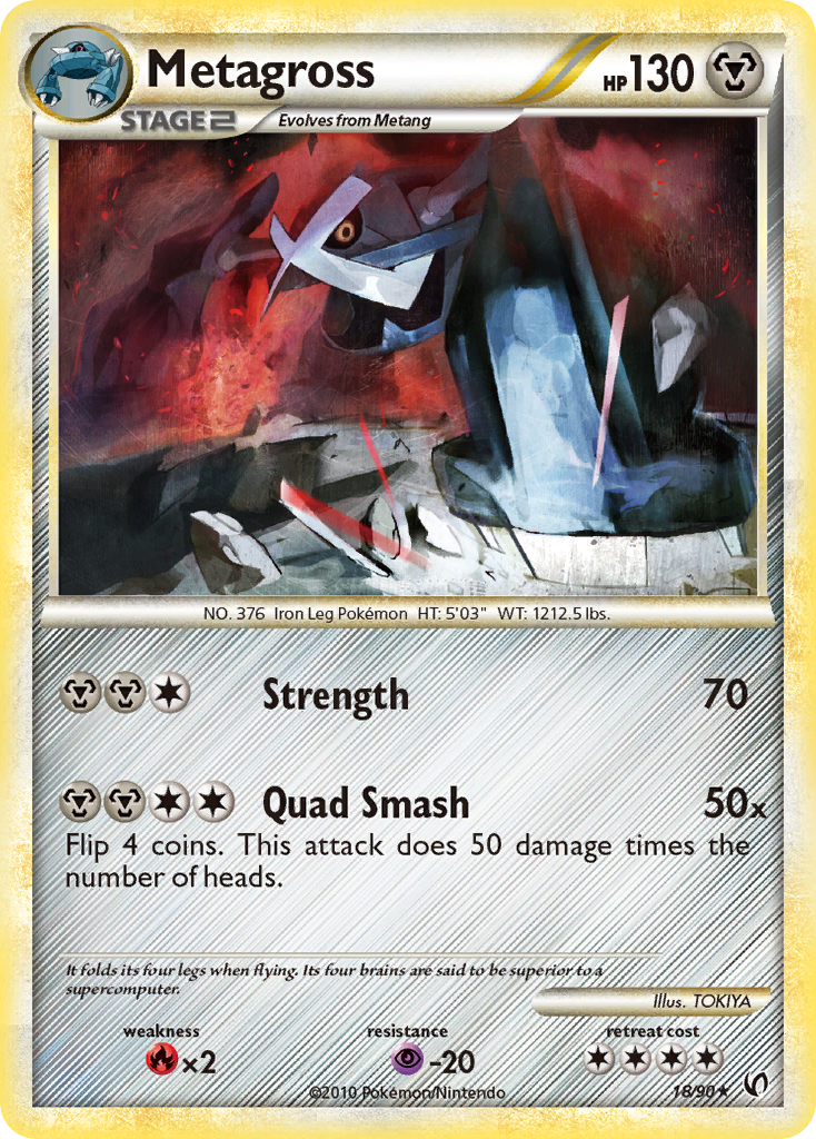 Metagross (18/90) [HeartGold & SoulSilver: Undaunted] | Odin's Place