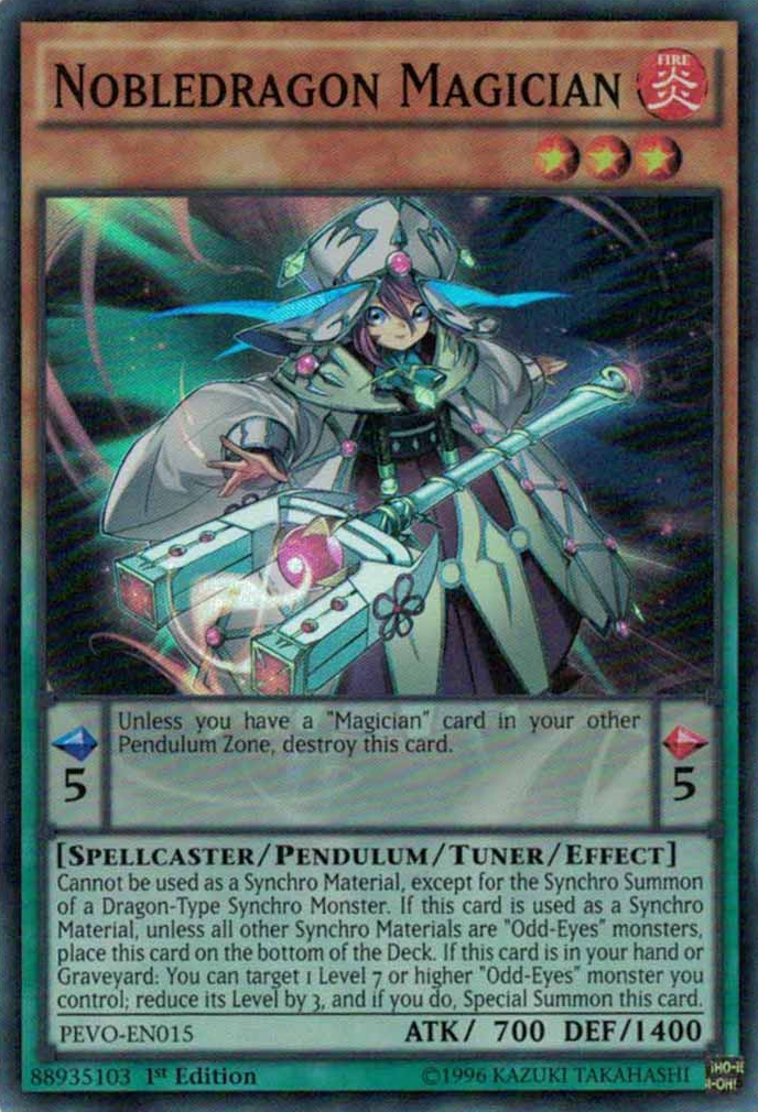 Nobledragon Magician [PEVO-EN015] Super Rare | Odin's Place
