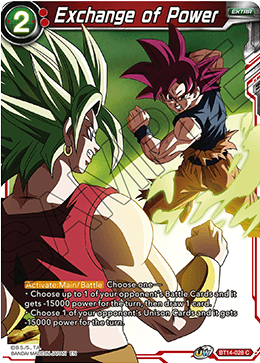 Exchange of Power (BT14-028) [Cross Spirits] | Odin's Place