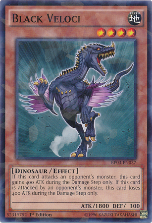 Black Veloci [BP03-EN037] Shatterfoil Rare | Odin's Place