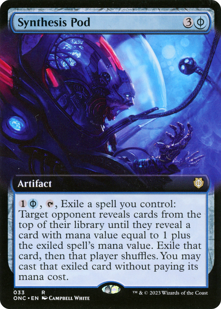 Synthesis Pod (Extended Art) [Phyrexia: All Will Be One Commander] | Odin's Place