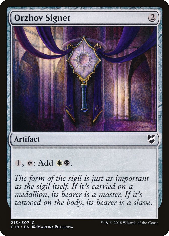 Orzhov Signet (213) [Commander 2018] | Odin's Place