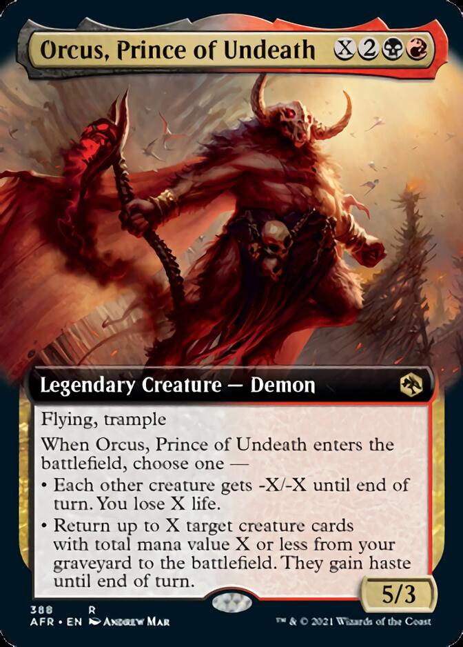 Orcus, Prince of Undeath (Extended Art) [Dungeons & Dragons: Adventures in the Forgotten Realms] | Odin's Place