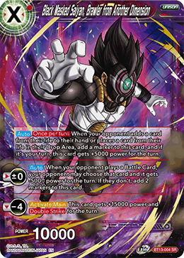 Black Masked Saiyan, Brawler from Another Dimension (BT13-004) [Supreme Rivalry] | Odin's Place