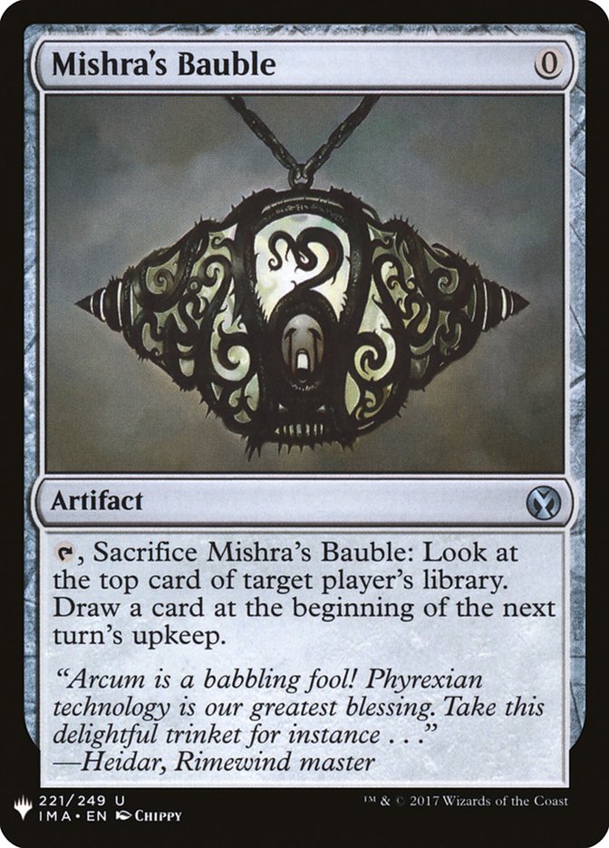 Mishra's Bauble [Mystery Booster] | Odin's Place