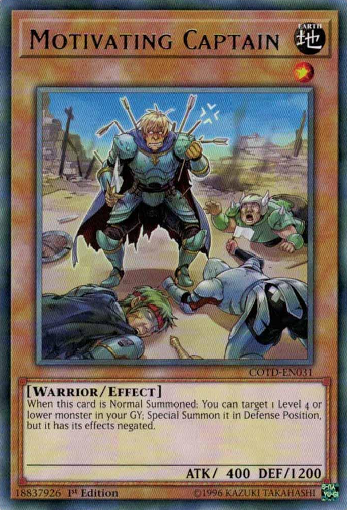 Motivating Captain [COTD-EN031] Rare | Odin's Place