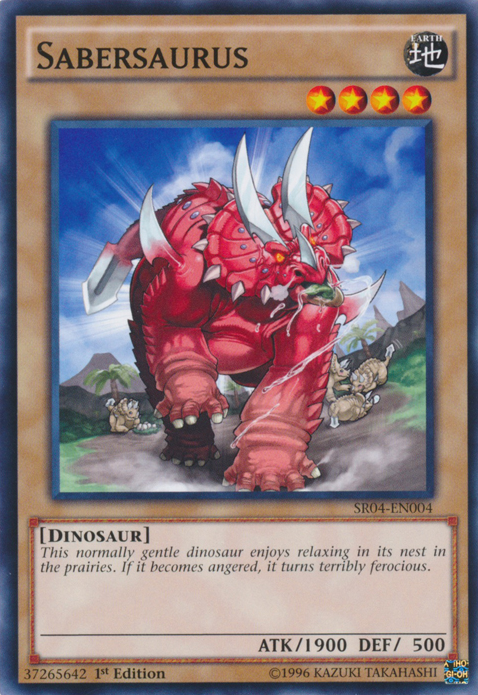 Sabersaurus [SR04-EN004] Common | Odin's Place