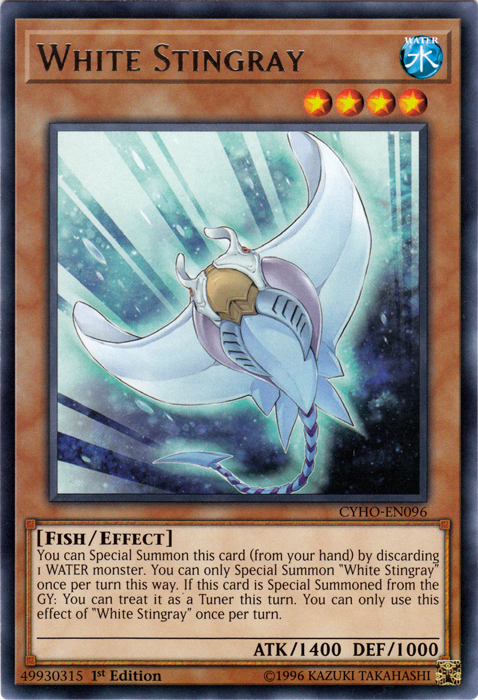 White Stingray [CYHO-EN096] Rare | Odin's Place