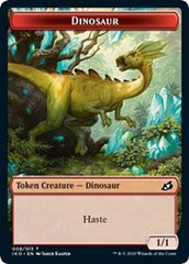 Dinosaur // Human Soldier (003) Double-Sided Token [Ikoria: Lair of Behemoths Tokens] | Odin's Place