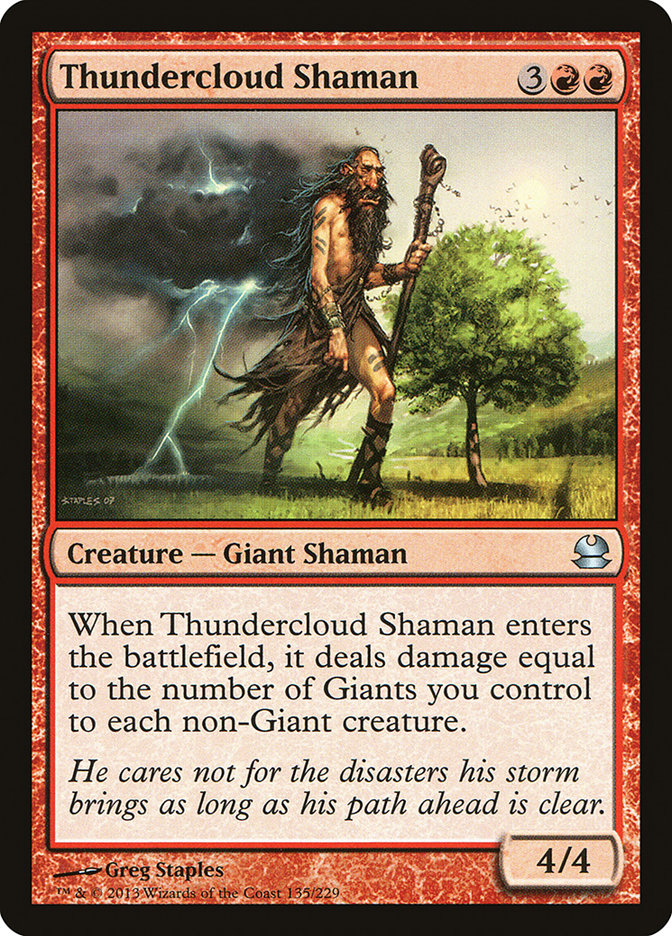 Thundercloud Shaman (135) [Modern Masters] | Odin's Place