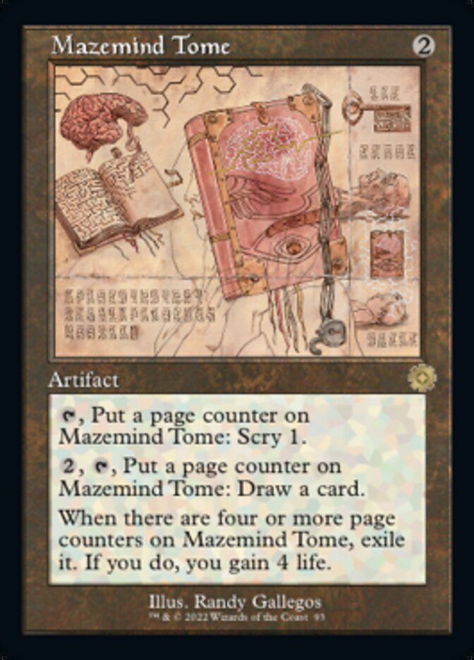 Mazemind Tome (Retro Schematic) [The Brothers' War Retro Artifacts] | Odin's Place