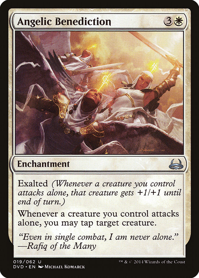 Angelic Benediction (19) (Divine vs. Demonic) [Duel Decks Anthology] | Odin's Place