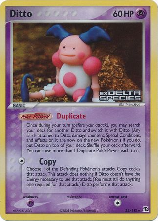 Ditto (38/113) (Stamped) [EX: Delta Species] | Odin's Place