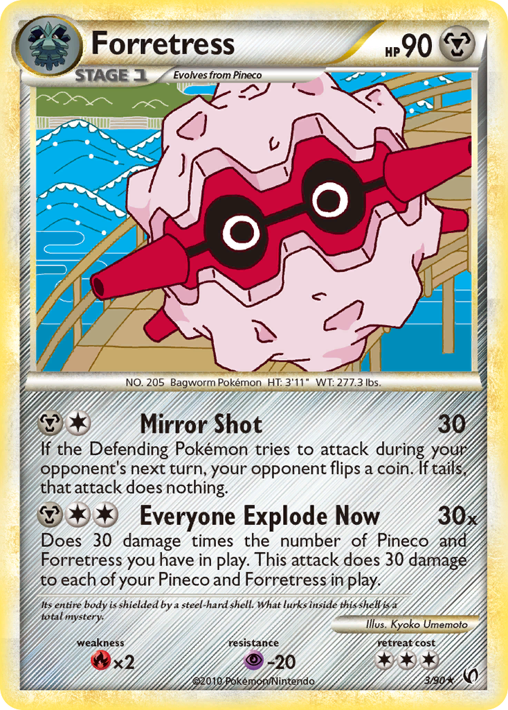 Forretress (3/90) [HeartGold & SoulSilver: Undaunted] | Odin's Place