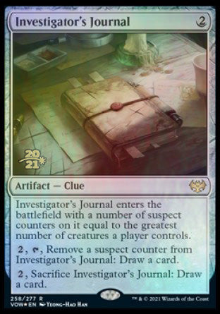 Investigator's Journal [Innistrad: Crimson Vow Prerelease Promos] | Odin's Place