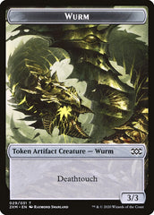 Human Soldier // Wurm (029) Double-Sided Token [Double Masters Tokens] | Odin's Place