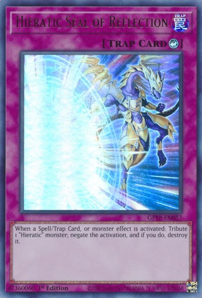 Hieratic Seal of Reflection [GFTP-EN057] Ultra Rare | Odin's Place