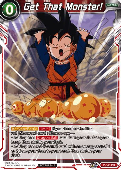 Get That Monster! (P-343) [Tournament Promotion Cards] | Odin's Place