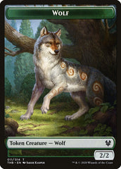 Human Soldier // Wolf Double-Sided Token [Theros Beyond Death Tokens] | Odin's Place