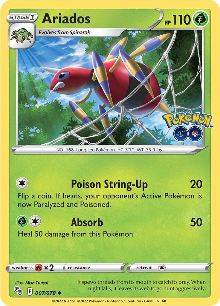 Ariados (007/078) [Pokémon GO] | Odin's Place