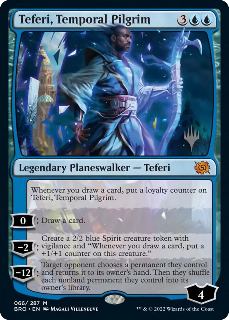 Teferi, Temporal Pilgrim (Promo Pack) [The Brothers' War Promos] | Odin's Place